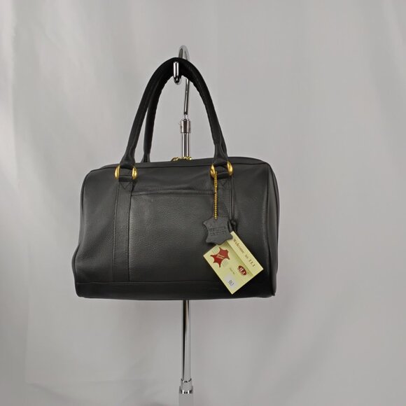 ILI New York Black Leather Satchel - super soft leather - NWT - Picture 4 of 9